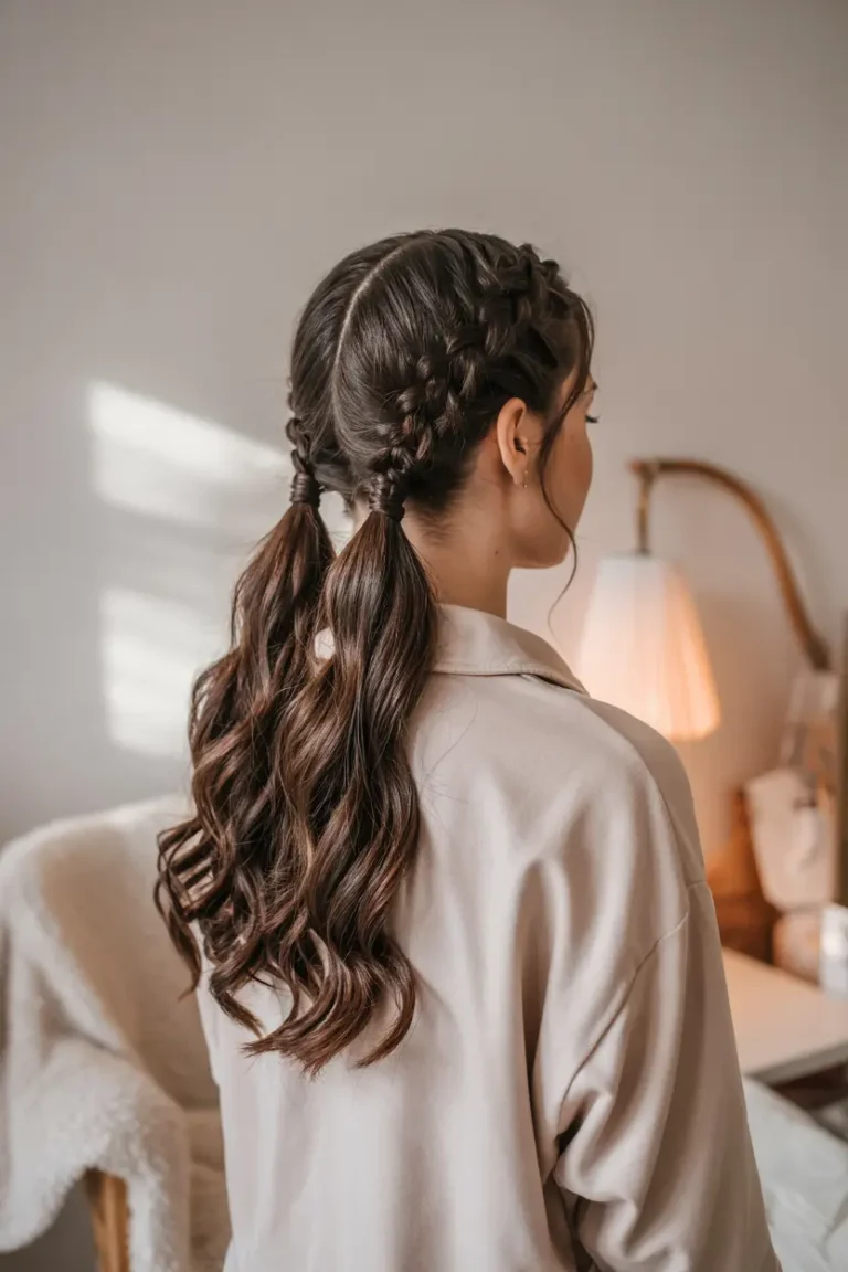 Braided Pigtails Half Up Half Down You’ll Want to Try Today