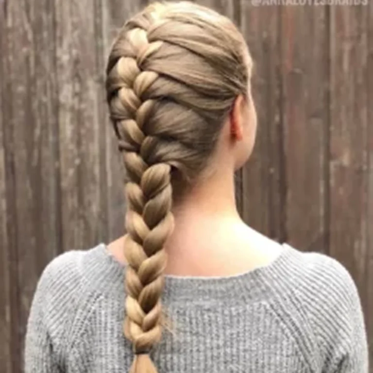 simple braided hairstyles