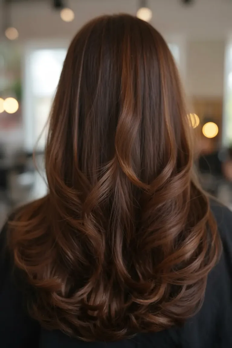 20 Shiny & Sleek Dark Chocolate Brown Hair Color Ideas