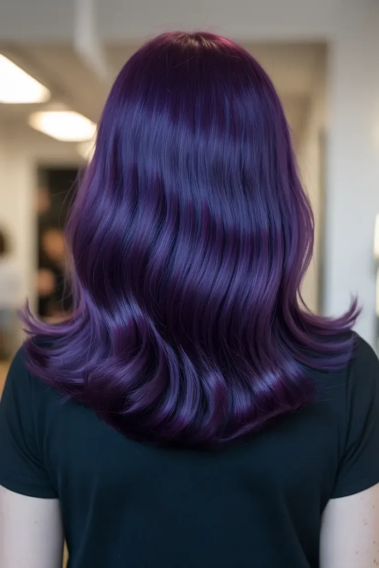 20 Trendy Midnight Purple Hair Ideas You’ll Love in 2025
