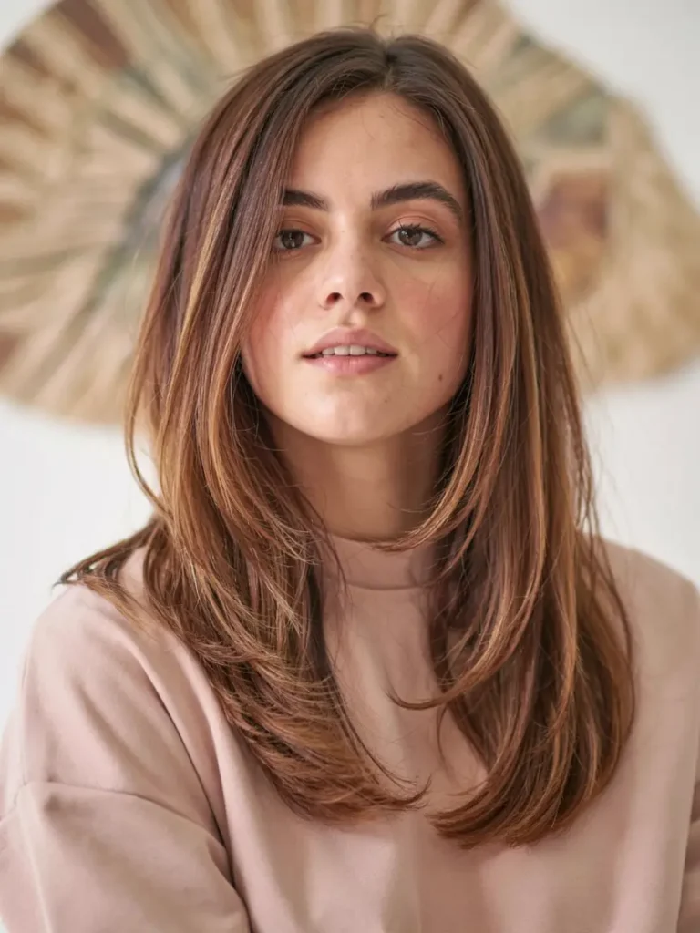 Flattering Hairstyle for Round Chubby Face