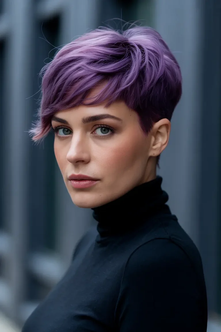 The Bold Short Purple Hair Guide You Didn’t Know You Needed
