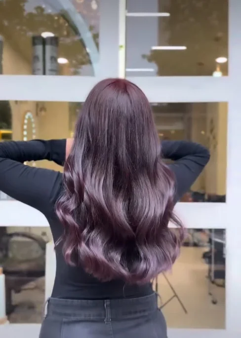 Black Cherry with Plum Accents